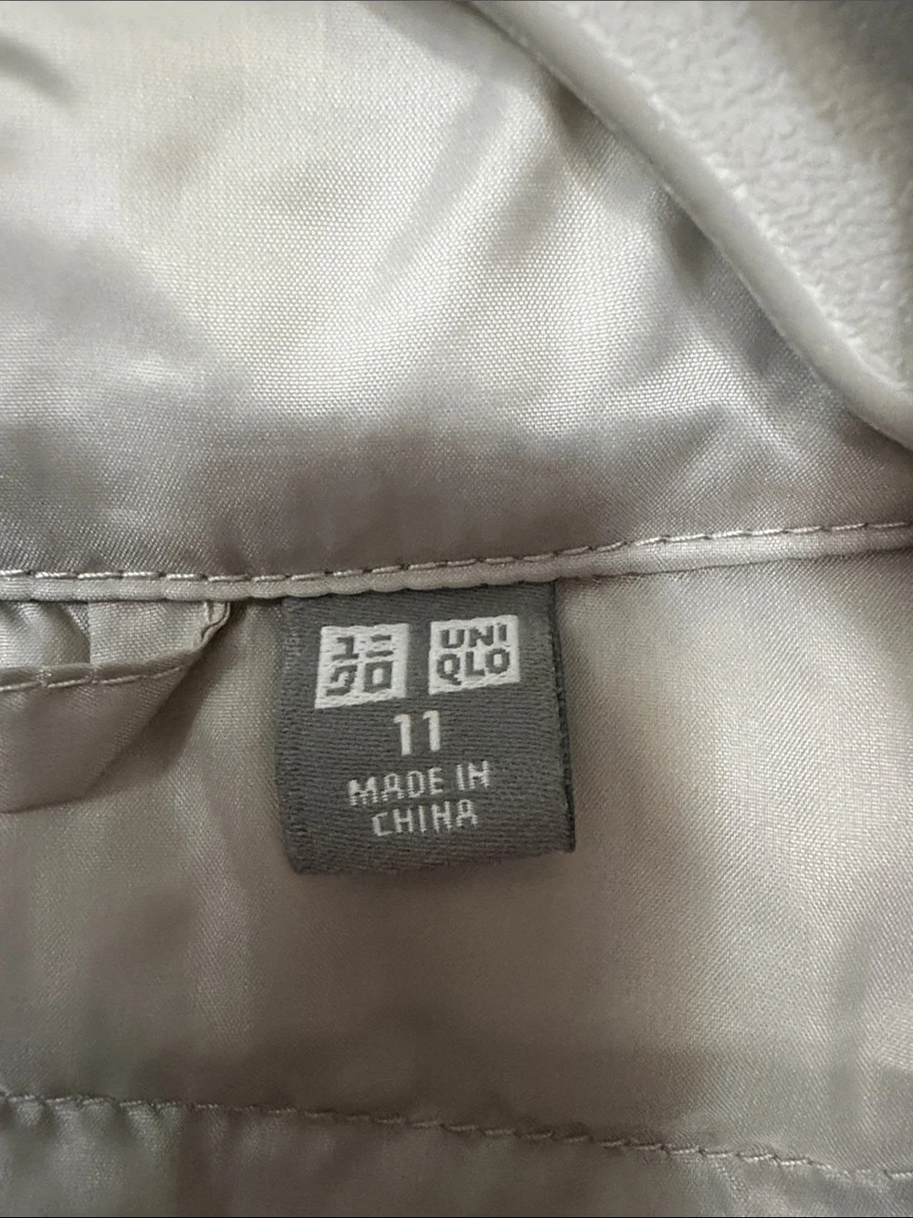 Uniqlo Quilted Puffer Vest in Gray